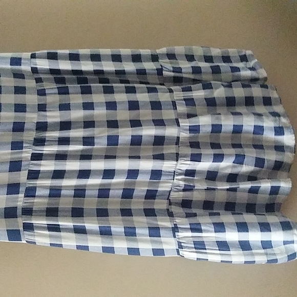 Gingham Sleeveless Summer Dress sz L - Picture 3 of 15